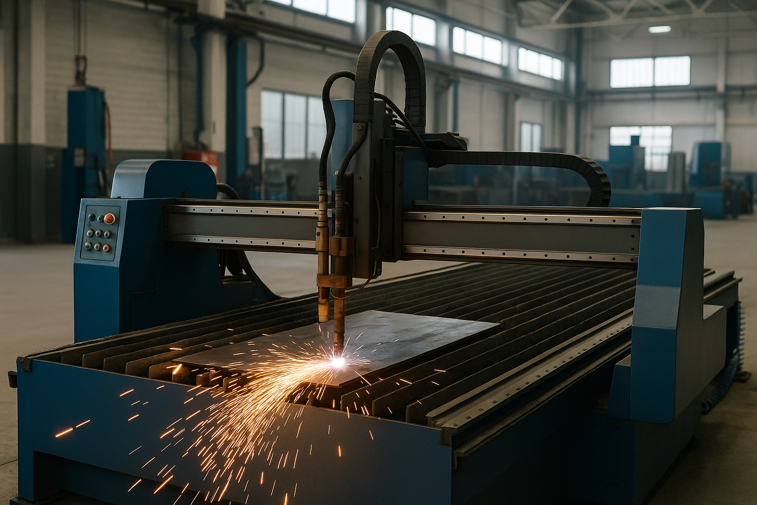 photo Νέο σύγχρονο μηχάνημα κοπής στο εργοστάσιό μας